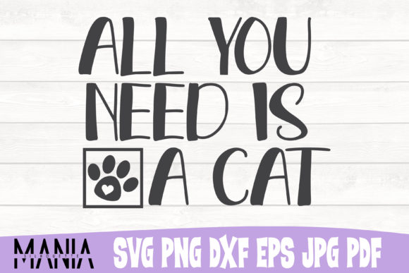 All You Need is a Cat SVG Cut File: A Versatile Design Solution for Modern Creators