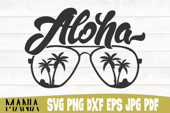 Aloha SVG Cut File Design for Creative Projects