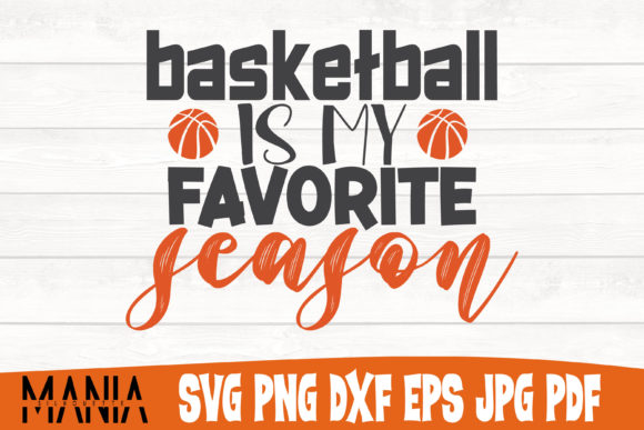 Basketball is My Favourite Season SVG: A Versatile Design for Crafting Enthusiasts