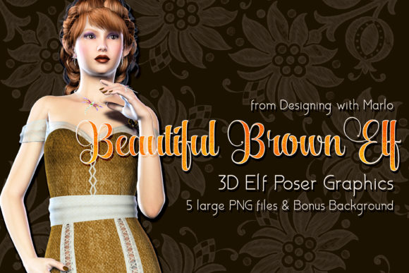 Beautiful Brown Elf Poser Graphics: A Practical Tool for Creative and Business Workflows