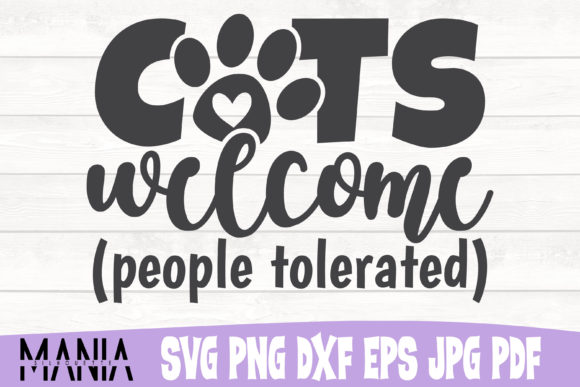Cats Welcome People Tolerated SVG: A Designer’s Best Friend (If You Know How to Use It)