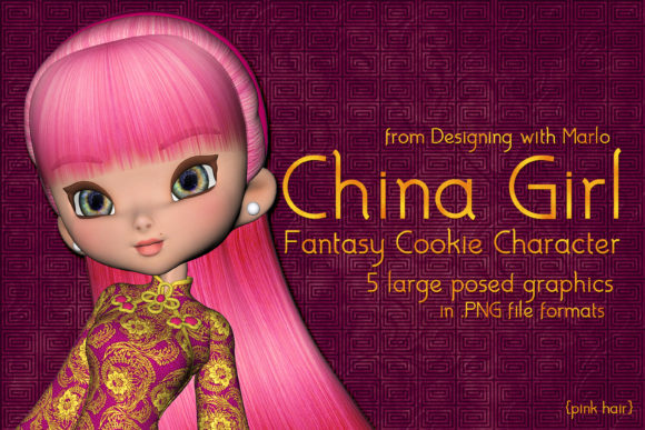 China Girl Fantasy Hot Pink Hair Graphics: Creative Potential and Practical Considerations