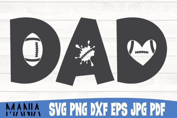 Dad Football SVG Cut File: A Versatile Design Resource for Creative Projects
