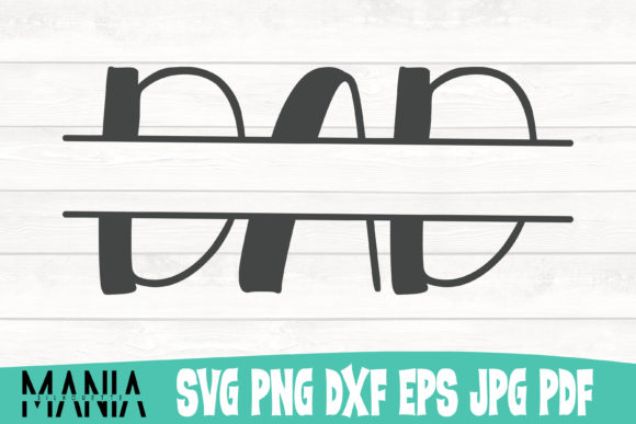 Dad Monogram SVG Cut File: Versatile Design Pack