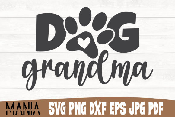 Dog Grandma SVG Cut File Design: A Versatile Solution for Crafters and Designers