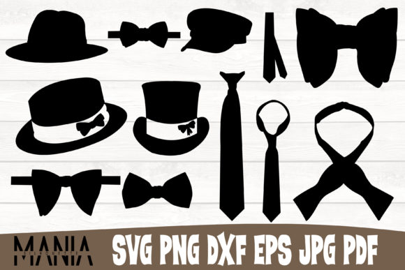 Evaluating the Men Accessories Silhouettes Cut File for Professional Crafting