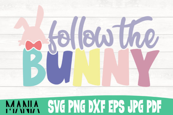 Follow the Bunny 2 SVG Cut File Design Guide