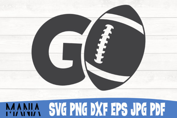 Go Football SVG Cut File Design: A Versatile Creative Asset