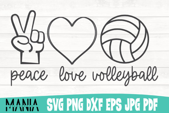 Peace Love Volleyball SVG Cut File: Your Ultimate Design Solution for Creative Projects