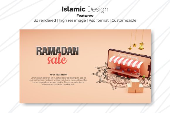 Ramadan Sale Banners for Online Shopping