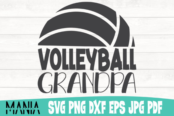 Volleyball Grandpa Svg Cut File Design: Strategic Value for Creative Professionals